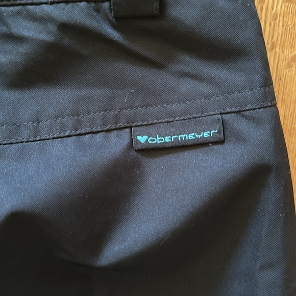 Obermeyer sz 8 women’s black ski snowboarding pants great pre owned condition - Picture 9 of 12